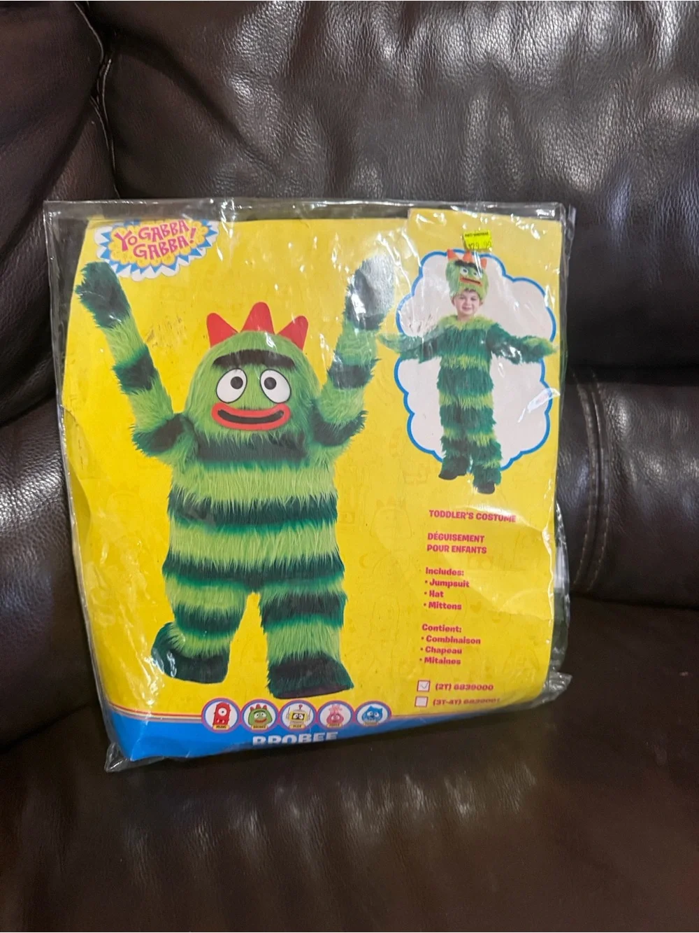 YoGabba GABBA -Toddler Costume 3T/4T NWT